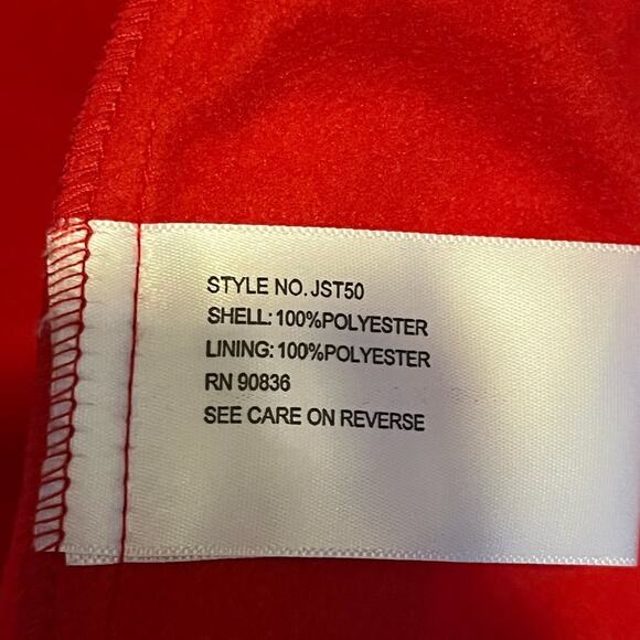 Ball is Life Red and Black Jacket Size Small - Picture 7 of 10